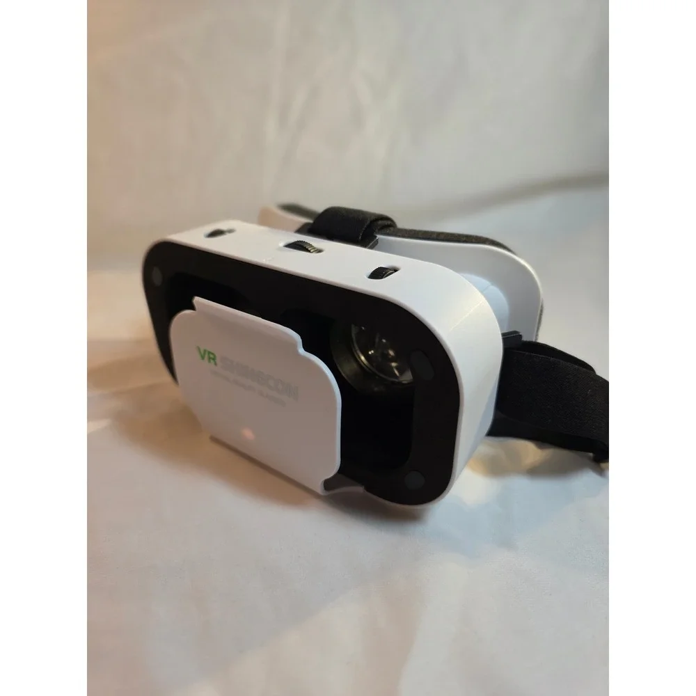 VR Shinecon Virtual Reality Glasses White Black Mobile VR Headset Adjustable